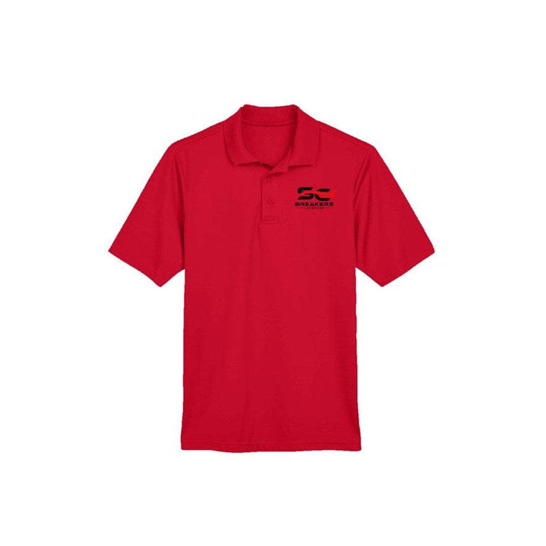 San Clemente Breakers Lacrosse Adult Performance Polo Signature Lacrosse