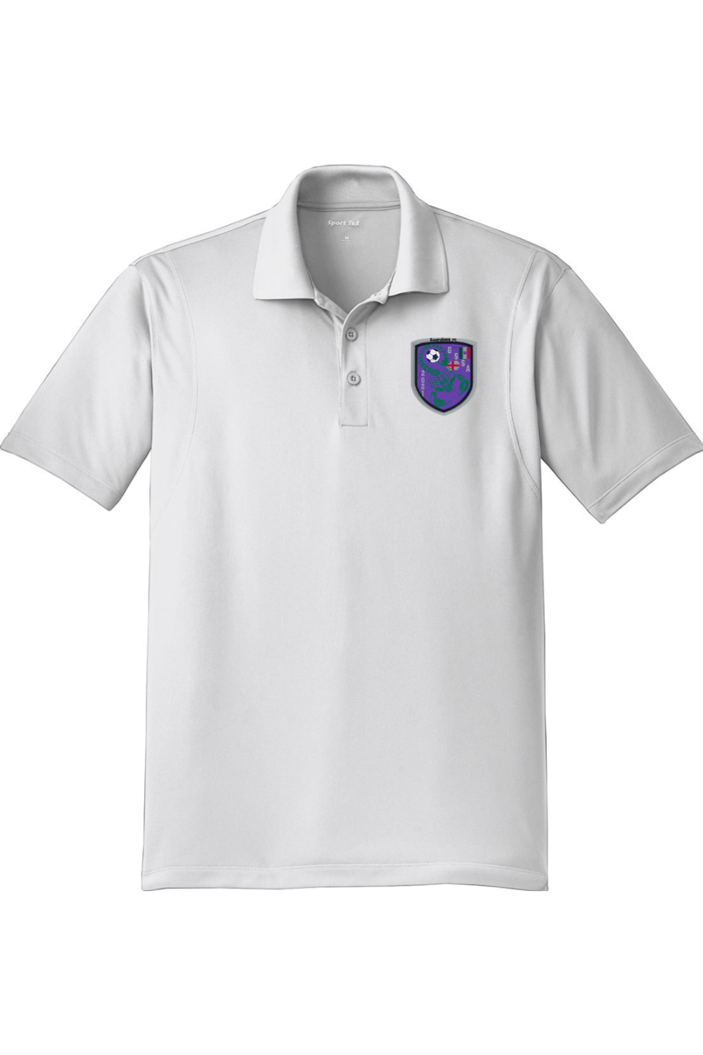 Scorpions FC Soccer Adult Embroidered Athletic Polo Signature Lacrosse