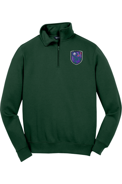 Scorpions FC Soccer Adult Embroidered Quarter-Zip Pullover Signature Lacrosse