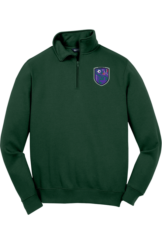 Scorpions FC Soccer Adult Embroidered Quarter-Zip Pullover Signature Lacrosse