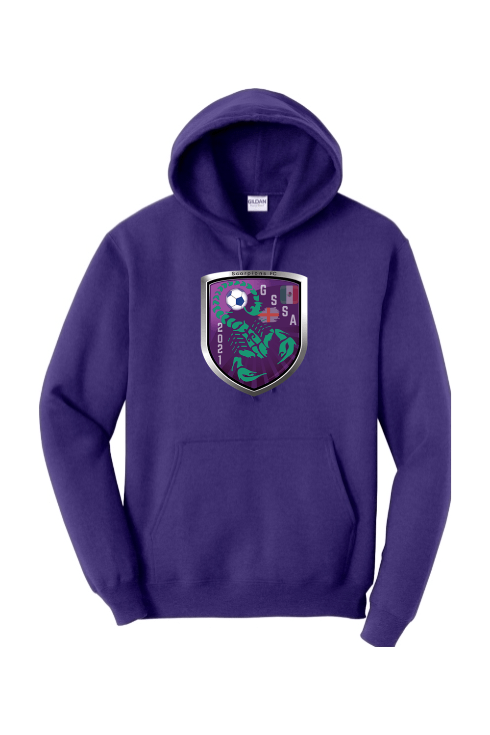 Scorpions FC Soccer Adult Heavyweight Hoodie Signature Lacrosse