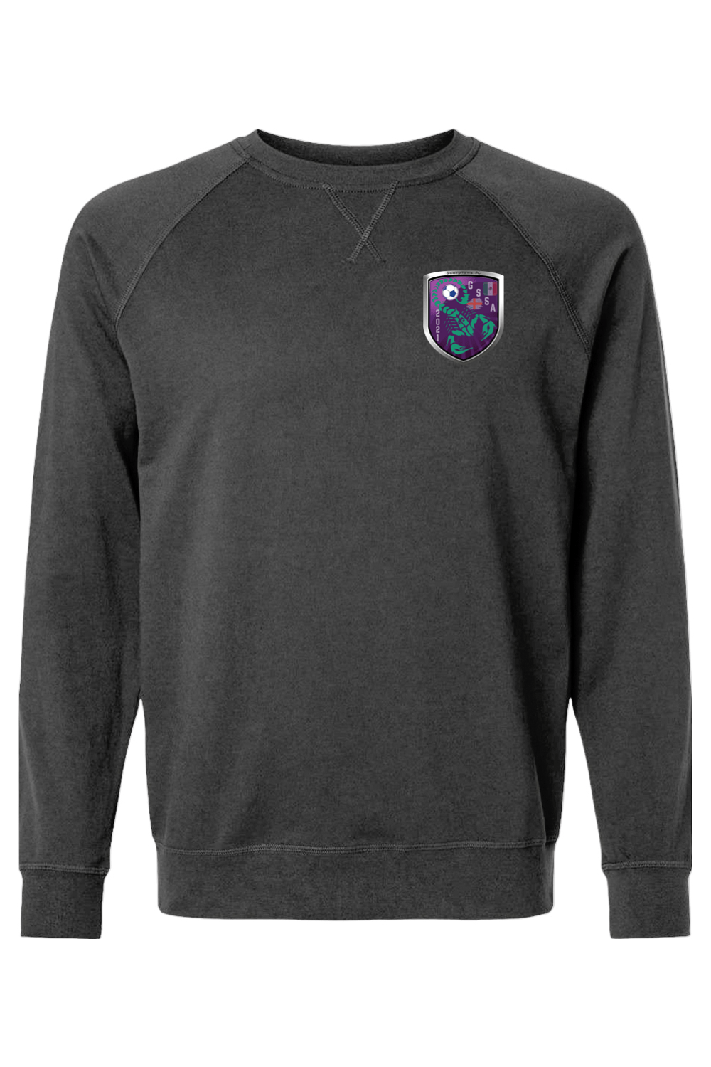 Scorpions FC Soccer Adult Heavyweight Raglan Long Sleeve Signature Lacrosse
