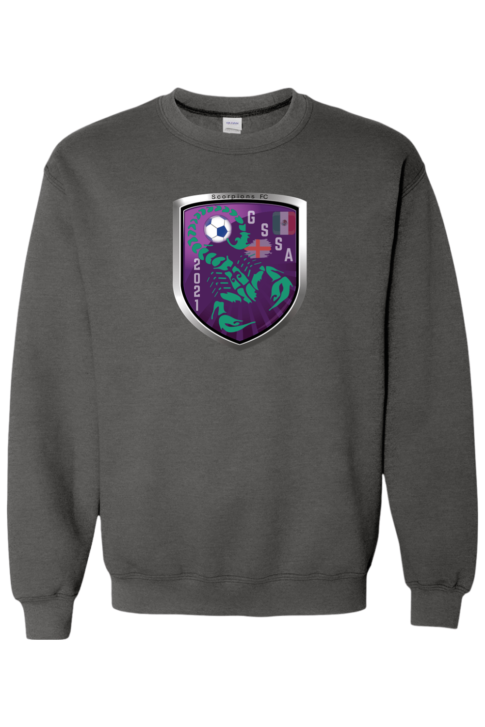 Scorpions FC Soccer Adult Heavyweight Sweatshirt Signature Lacrosse