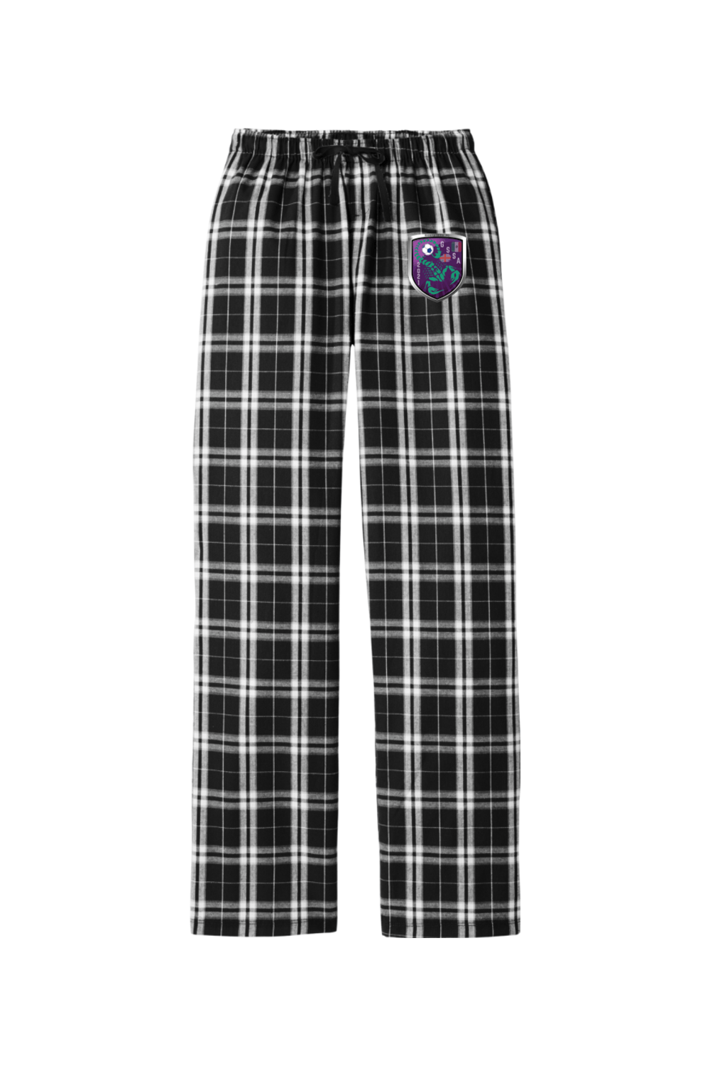 Scorpions FC Soccer Adult Women's Flannel Plaid Pants Signature Lacrosse