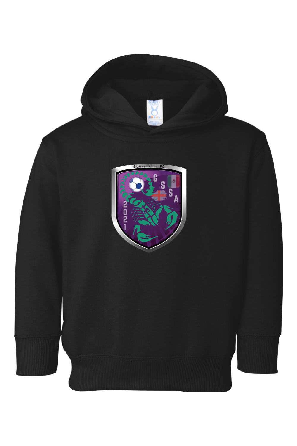 Scorpions FC Soccer Toddler Fleece Hoodie Signature Lacrosse