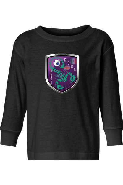 Scorpions FC Soccer Toddler Long Sleeve T-Shirt Signature Lacrosse