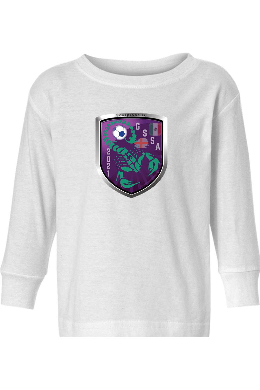 Scorpions FC Soccer Toddler Long Sleeve T-Shirt Signature Lacrosse