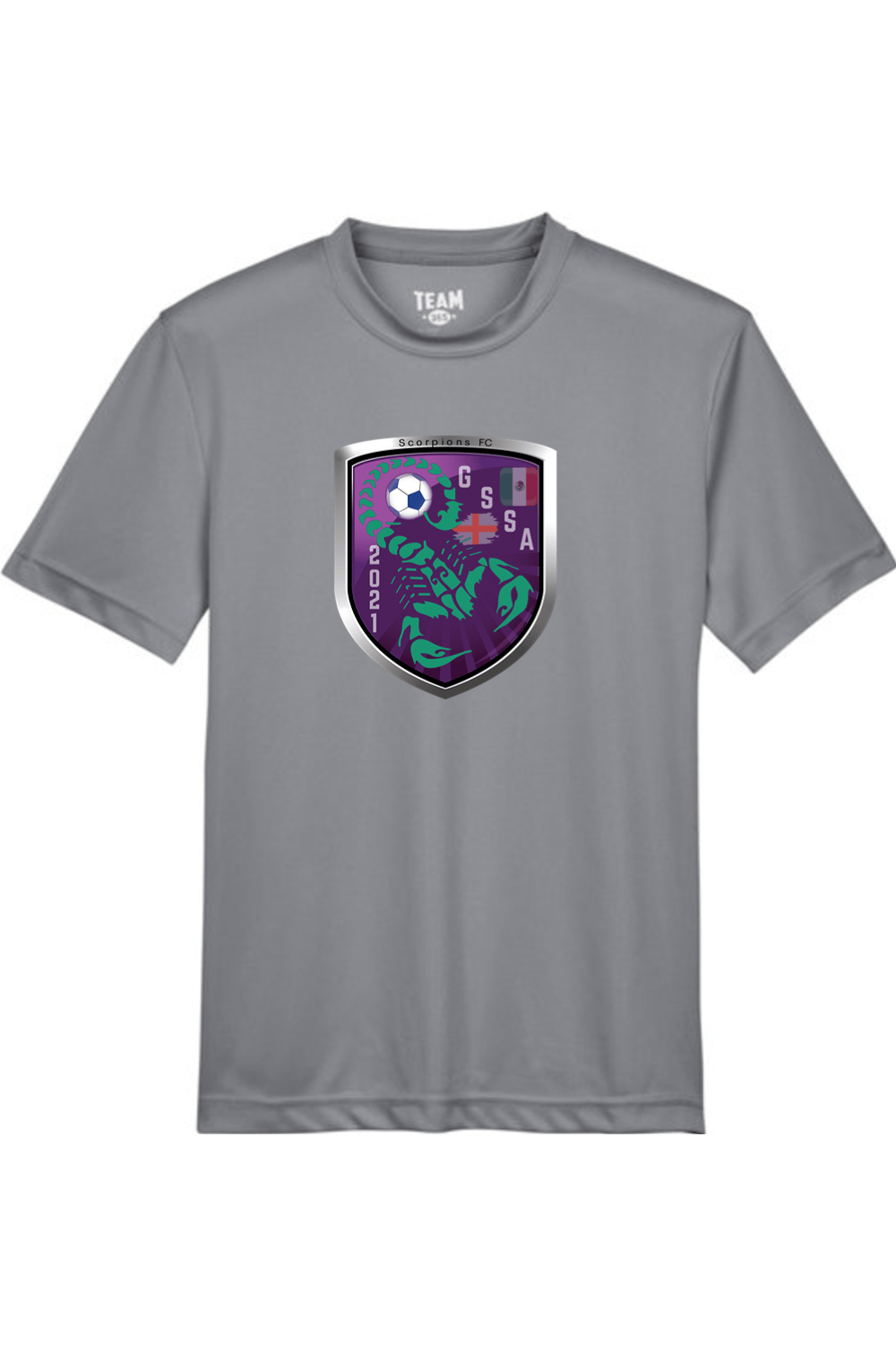 Scorpions FC Soccer Youth Athletic T-Shirt Signature Lacrosse