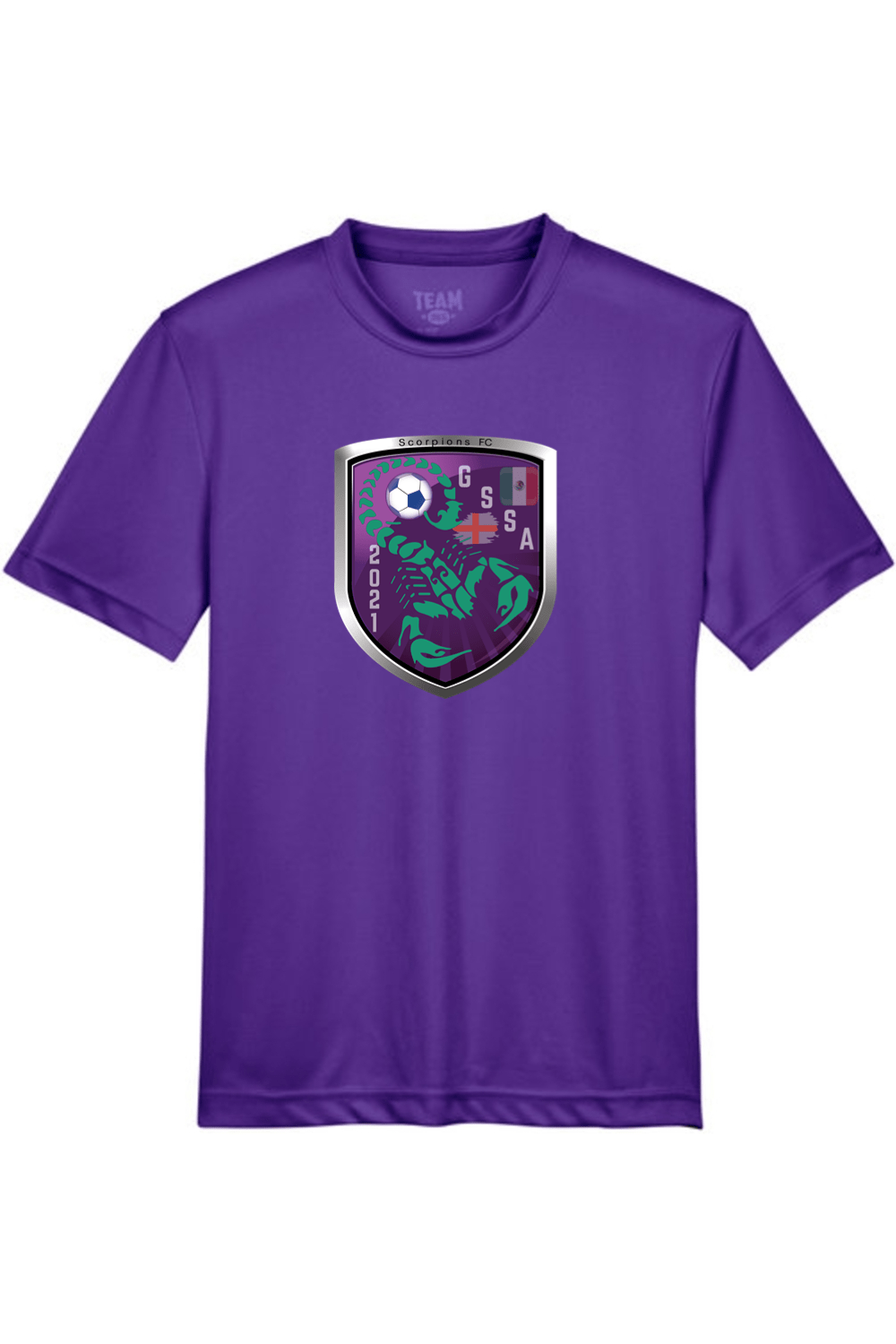 Scorpions FC Soccer Youth Athletic T-Shirt Signature Lacrosse