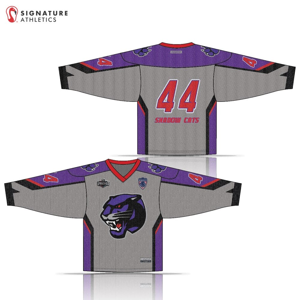 Shadow Cats Lacrosse Men's Player Box Gray Jersey Signature Lacrosse