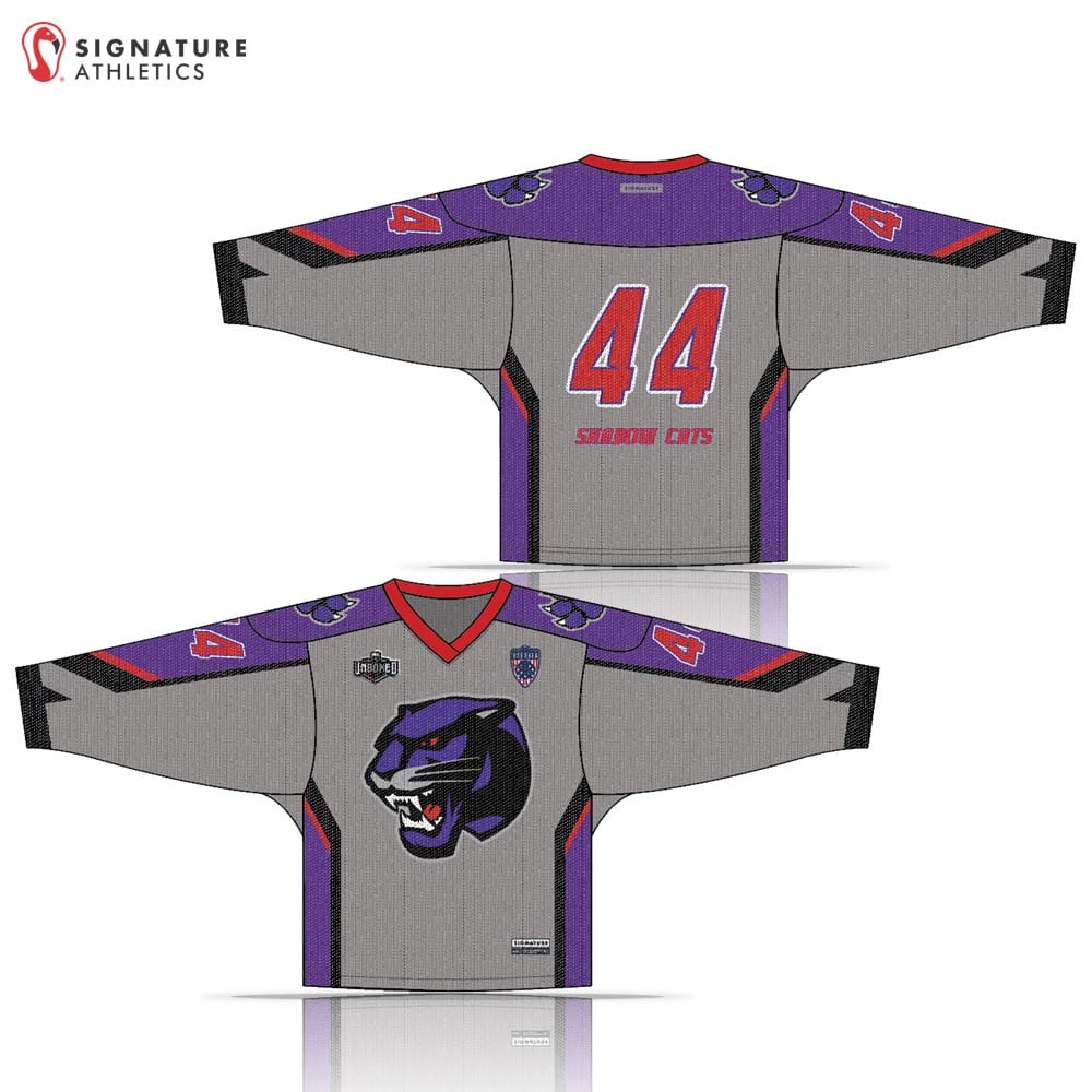 Shadow Cats Lacrosse Men's Player Box Gray Jersey (Goalie) Signature Lacrosse