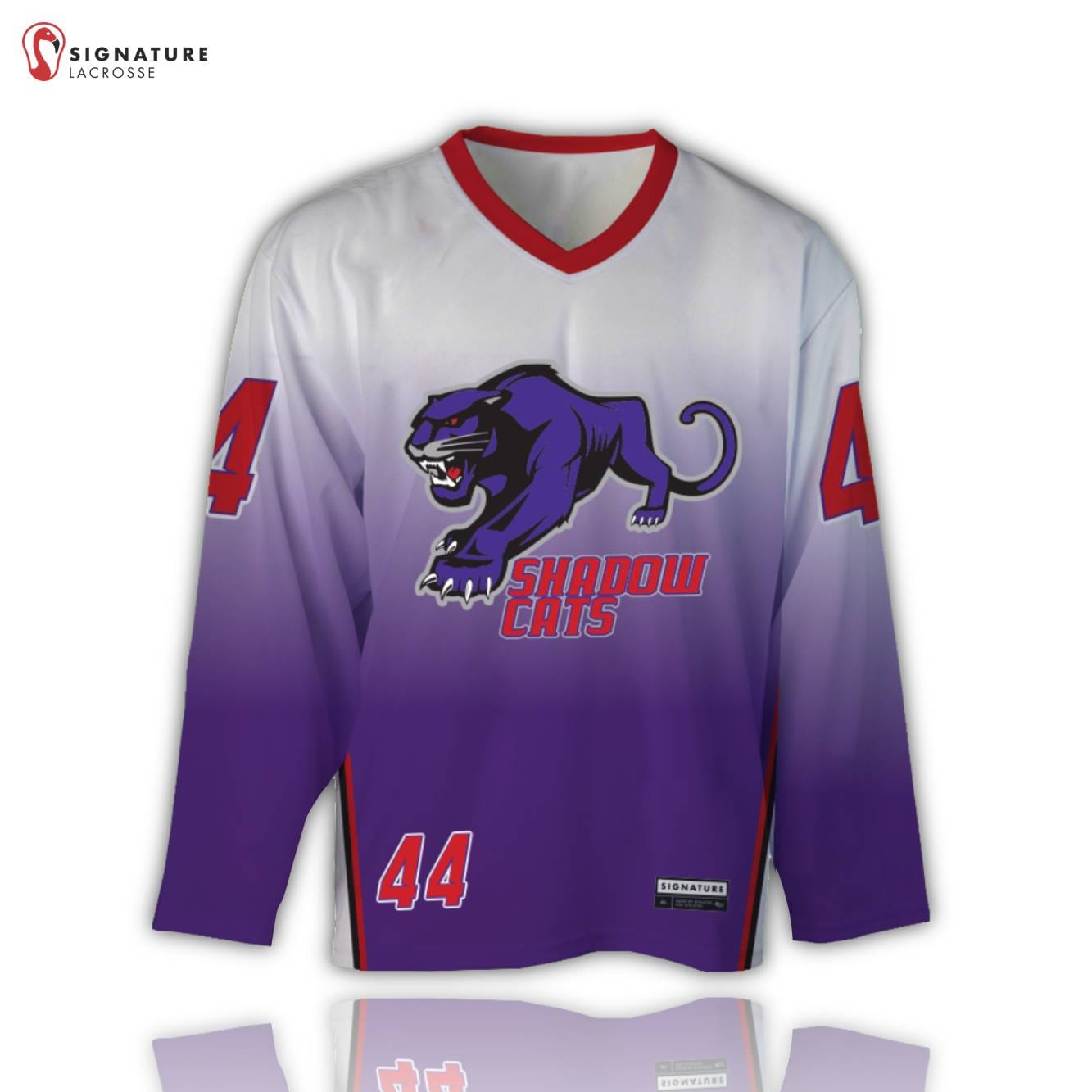 Shadow Cats Men's Box Jersey: Shadow Cats Signature Lacrosse