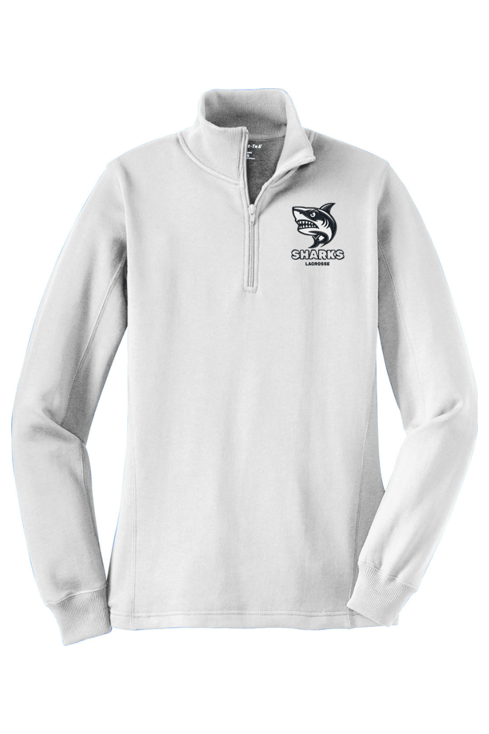 Sharks Lacrosse Adult Women's Embroidered Quarter-Zip Pullover Signature Lacrosse