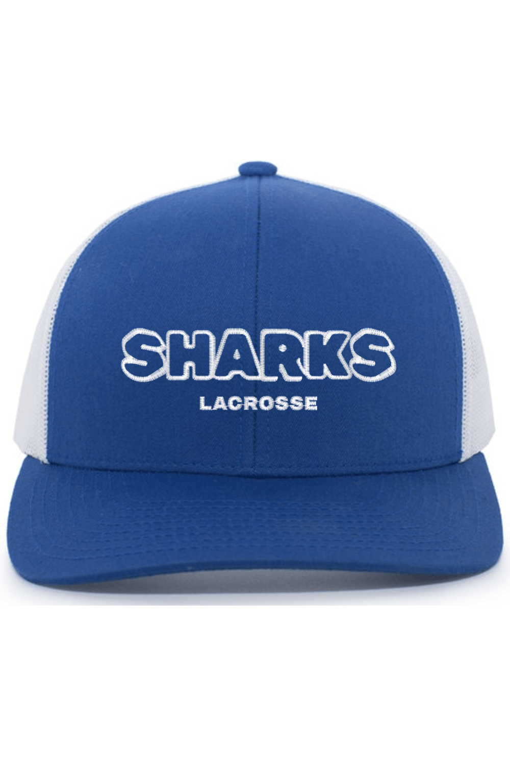 Sharks Lacrosse Embroidered Trucker Hat Signature Lacrosse