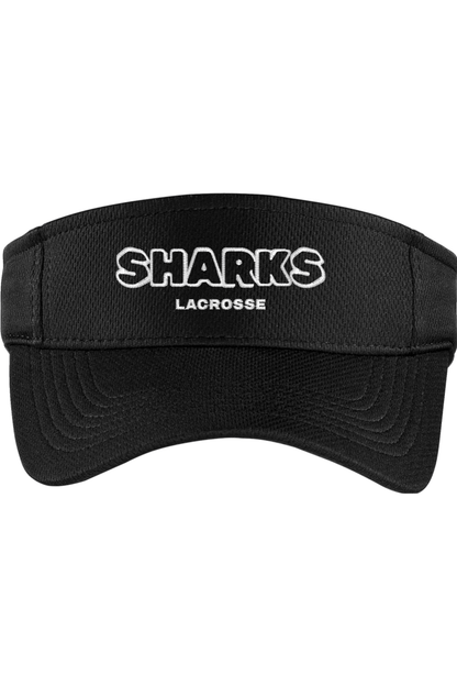 Sharks Lacrosse Embroidered Visor Signature Lacrosse