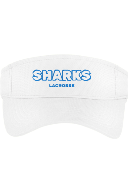 Sharks Lacrosse Embroidered Visor Signature Lacrosse