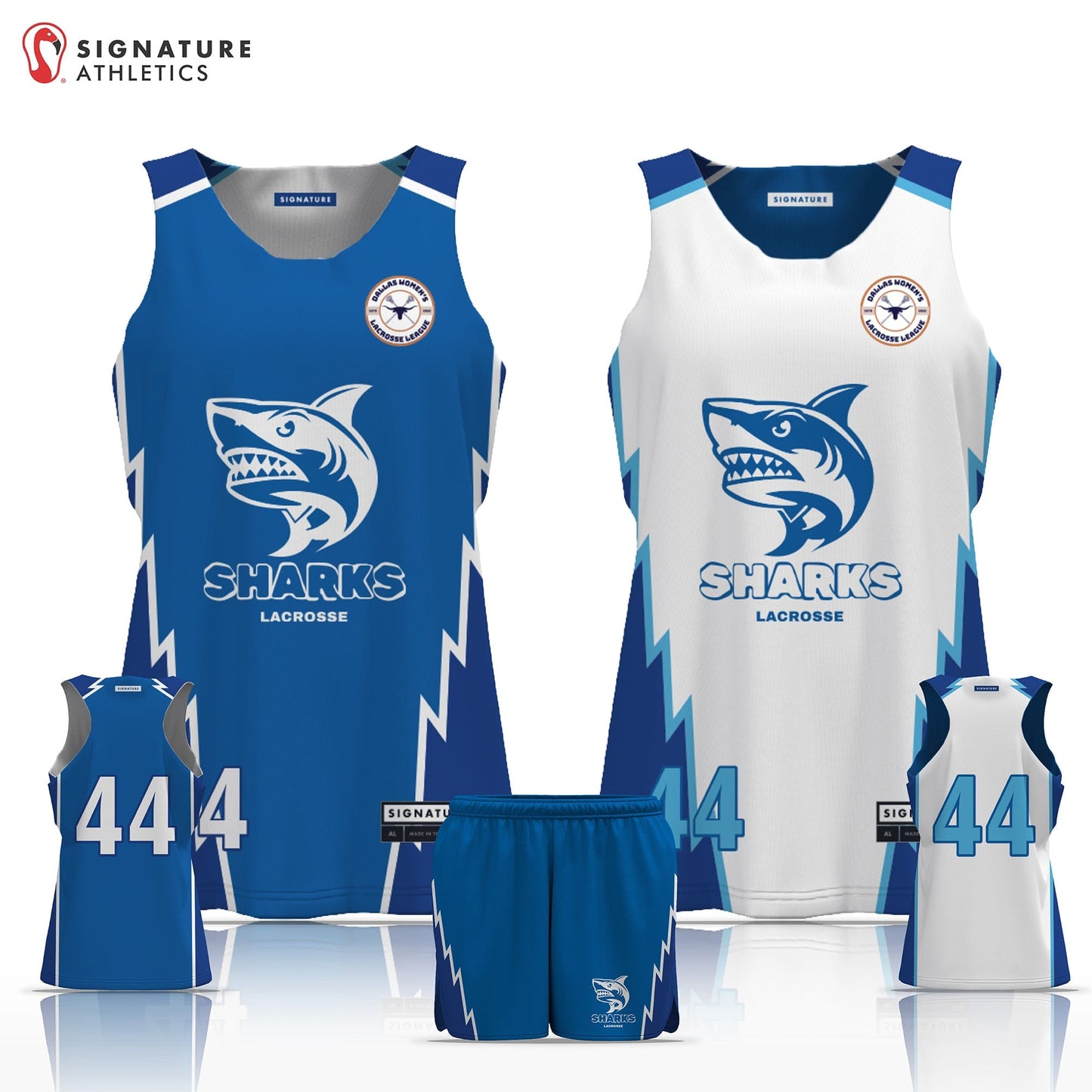 Sharks Women's 2 Piece Player Package: Sharks Signature Lacrosse