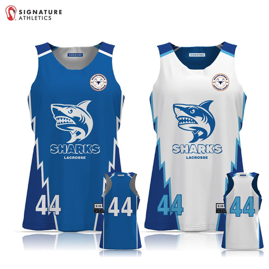 Sharks Women's Reversible Game Pinnie: Sharks Signature Lacrosse