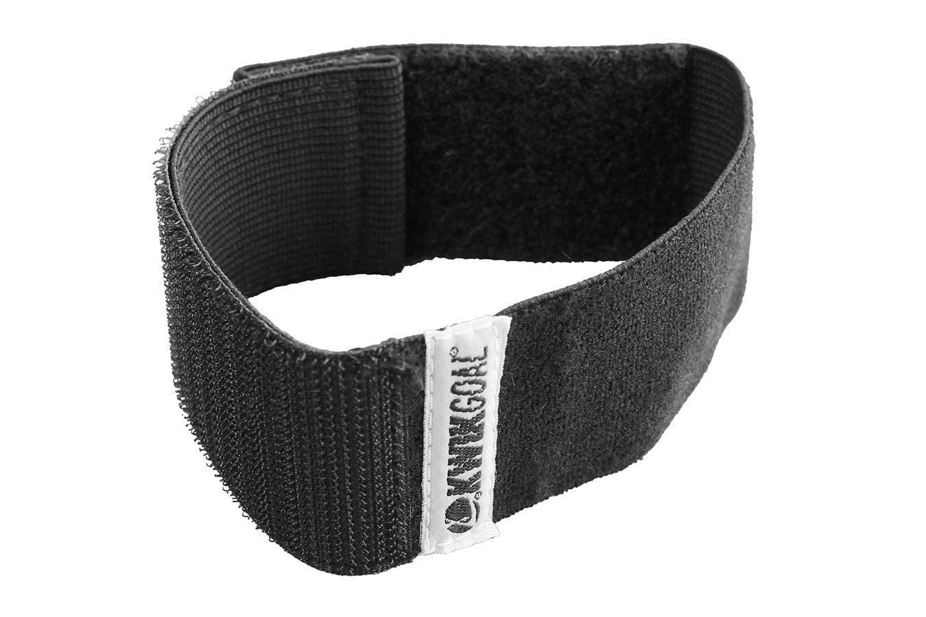 Shinguard Strap (White, Black) Signature Lacrosse