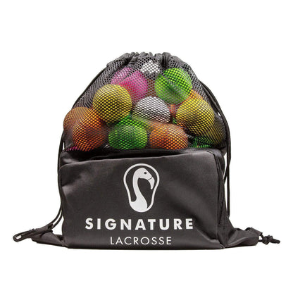 Shooter Bag of 25 Signature Premium CLA Lacrosse Balls Signature Lacrosse