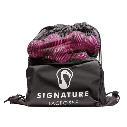 Shooter Bag of 25 Signature Premium CLA Lacrosse Balls Signature Lacrosse