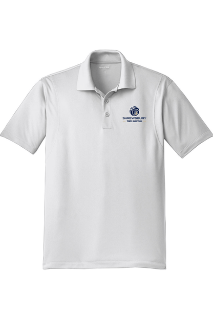 Shrewsbury Basketball Adult Embroidered Athletic Polo Signature Lacrosse