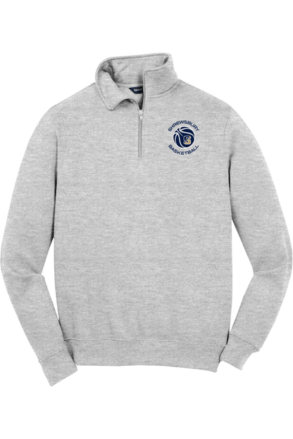 Shrewsbury Basketball Adult Embroidered Quarter-Zip Pullover Signature Lacrosse