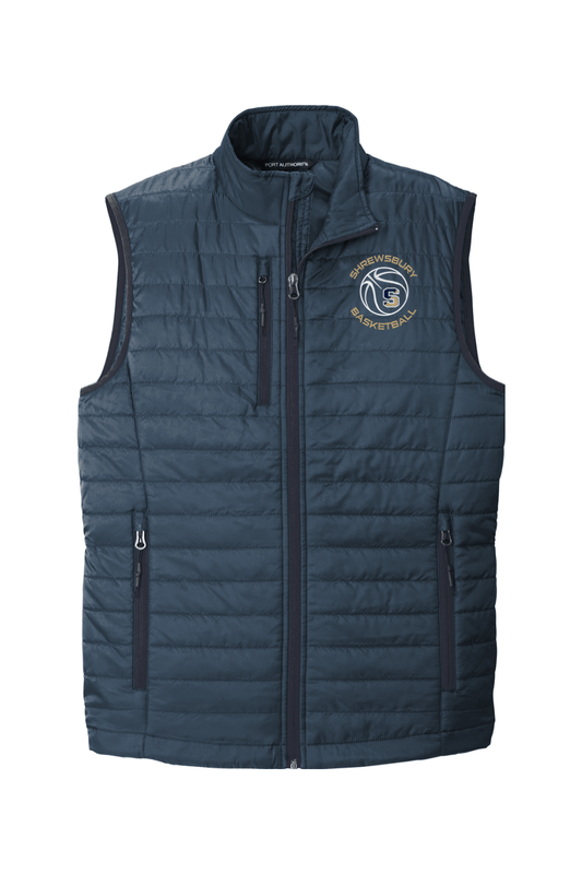 Shrewsbury Basketball Association Port Authority Packable Puffy Vest Signature Lacrosse