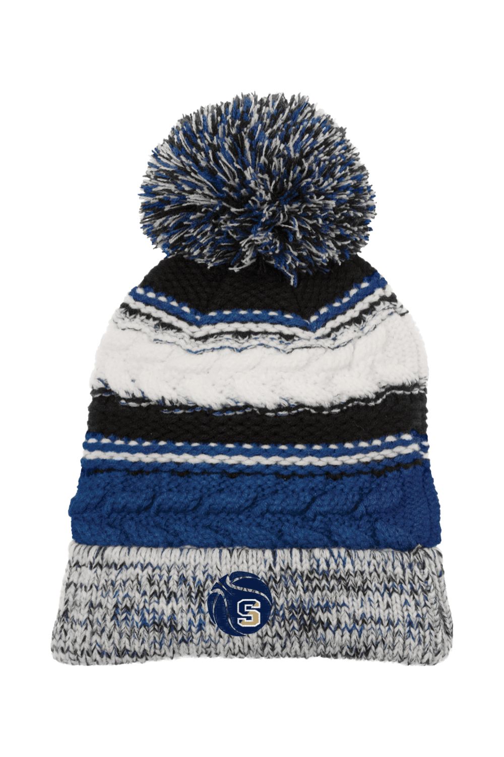 Shrewsbury Basketball Association Sport-Tek Pom Pom Team Beanie Signature Lacrosse