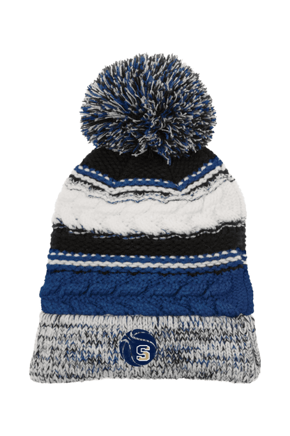 Shrewsbury Basketball Association Sport-Tek Pom Pom Team Beanie Signature Lacrosse