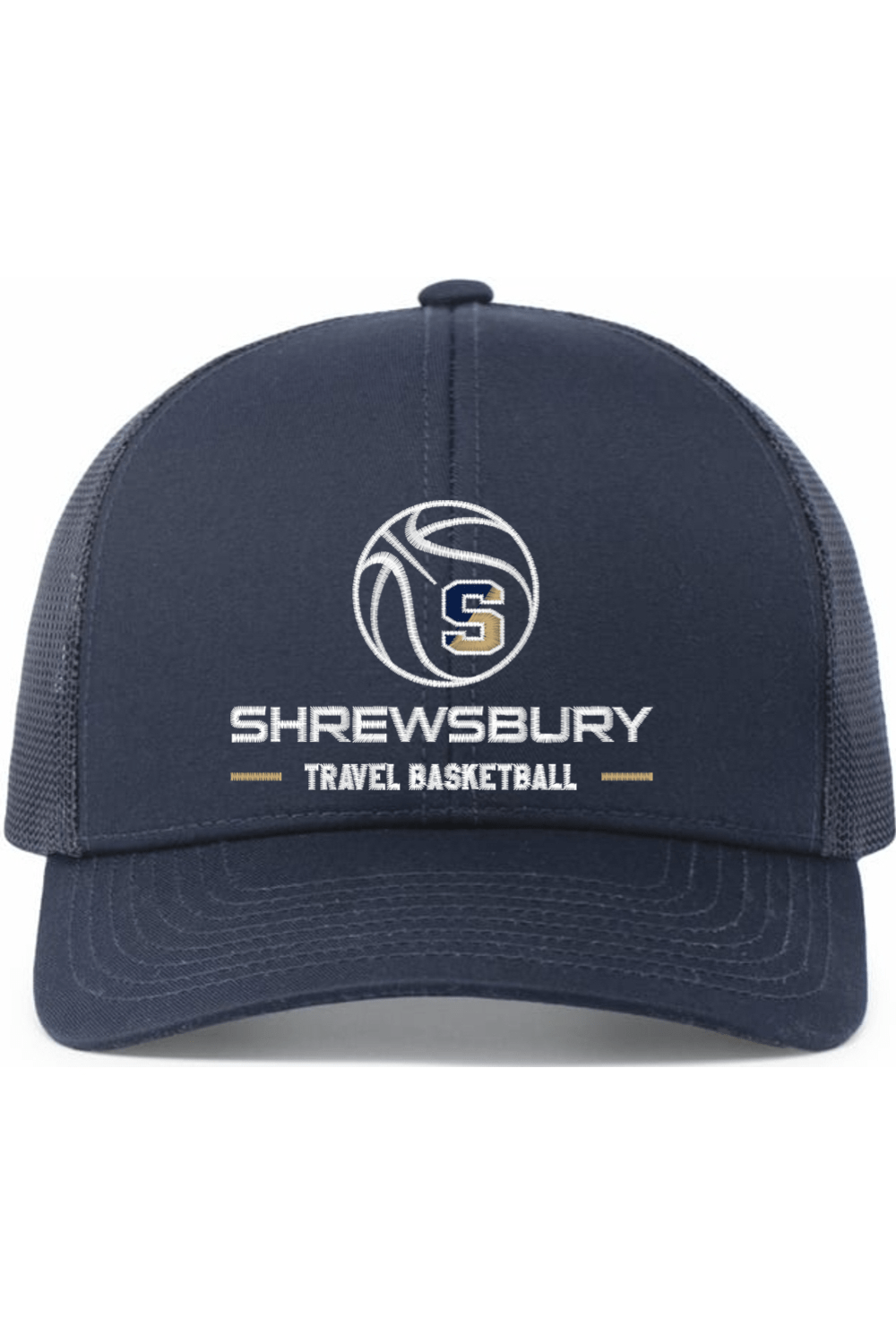 Shrewsbury Basketball Embroidered Trucker Hat Signature Lacrosse
