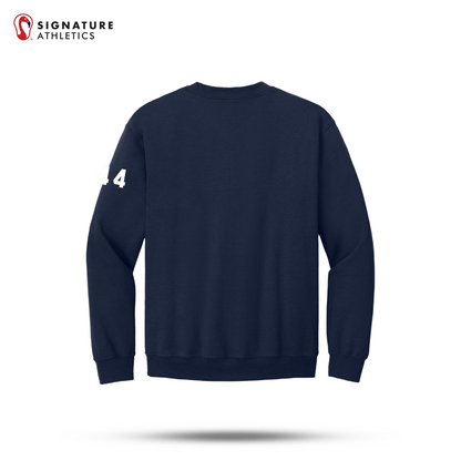 Shrewsbury Basketball Gildan Youth Heavy Blend Crewneck Navy Sweatshirt Number Signature Lacrosse