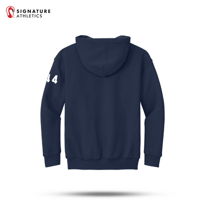 Shrewsbury Basketball Gildan Youth Heavy Blend Hooded Navy Sweatshirt Number Signature Lacrosse
