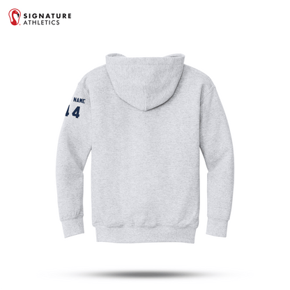 Shrewsbury Basketball Gildan Youth Heavy Blend Hooded Sport Grey Sweatshirt Number and Name Signature Lacrosse