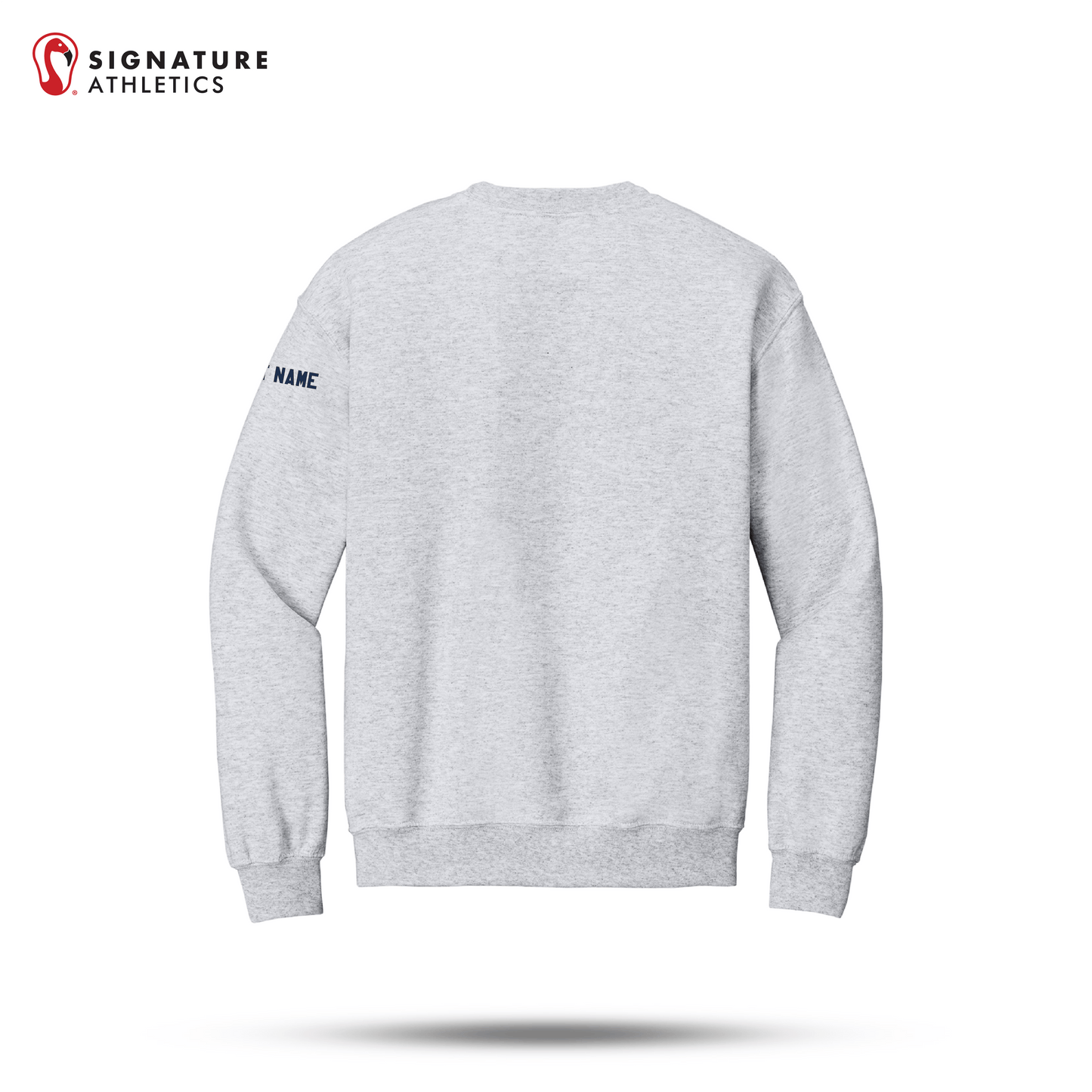 Shrewsbury Basketball Men's Gildan Heavy Blend Crewneck Ash Sweatshirt Name Signature Lacrosse