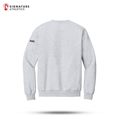 Shrewsbury Basketball Men's Gildan Heavy Blend Crewneck Ash Sweatshirt Name Signature Lacrosse