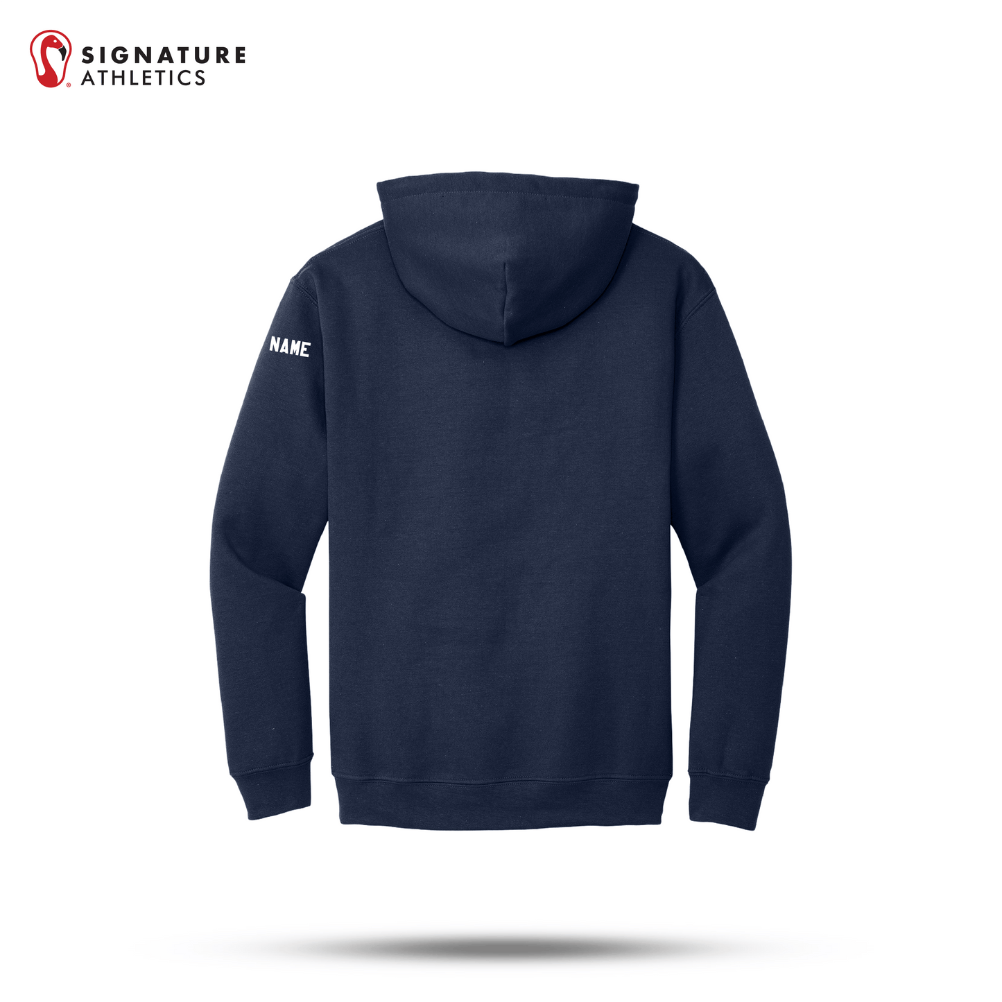 Shrewsbury Basketball Men's Gildan Heavy Blend Hooded Navy Sweatshirt Name Signature Lacrosse