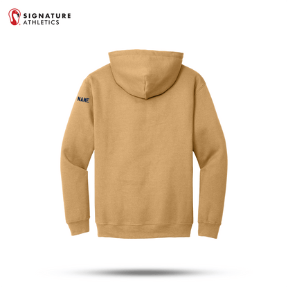 Shrewsbury Basketball Men's Gildan Heavy Blend Hooded Old Gold Sweatshirt Name Signature Lacrosse