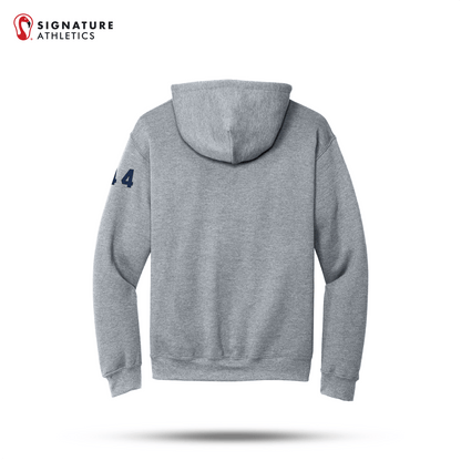 Shrewsbury Basketball Men's Gildan Heavy Blend Hooded Sport Grey Sweatshirt Number Signature Lacrosse