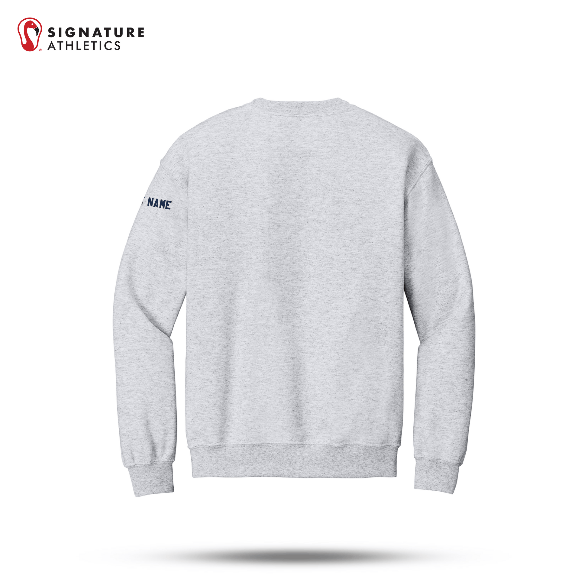 Shrewsbury Basketball Men's Gildan Youth Heavy Blend Crewneck Ash Sweatshirt Name Signature Lacrosse