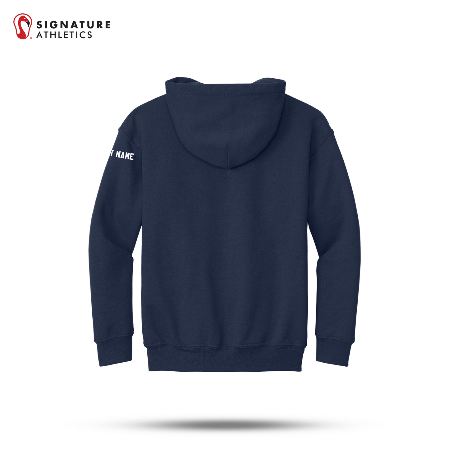 Shrewsbury Basketball Men's Gildan Youth Heavy Blend Hooded Navy Sweatshirt Name Signature Lacrosse