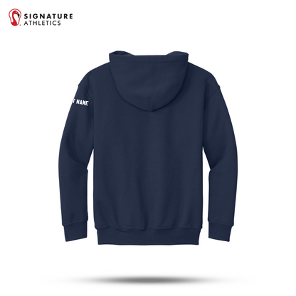 Shrewsbury Basketball Men's Gildan Youth Heavy Blend Hooded Navy Sweatshirt Name Signature Lacrosse
