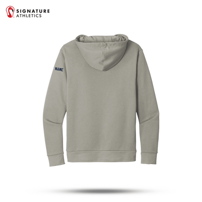 Shrewsbury Basketball Men's Next Level Apparel Adult Santa Barbara Ash Travel Pullover Hoodie Name Signature Lacrosse