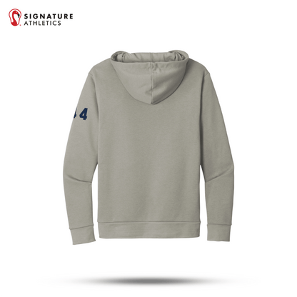 Shrewsbury Basketball Men's Next Level Apparel Adult Santa Barbara Ash Travel Pullover Hoodie Number Signature Lacrosse