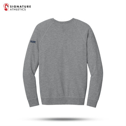 Shrewsbury Basketball Men's Next Level Apparel Laguna Raglan Heather Grey Sweatshirt Name Signature Lacrosse