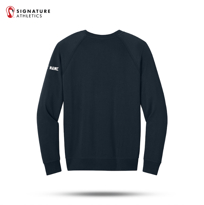 Shrewsbury Basketball Men's Next Level Apparel Laguna Raglan Midnight Navy Sweatshirt Name Signature Lacrosse