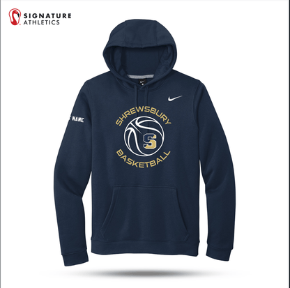 Shrewsbury Basketball Men's Nike Club Fleece Pullover Hoodie Name Signature Lacrosse