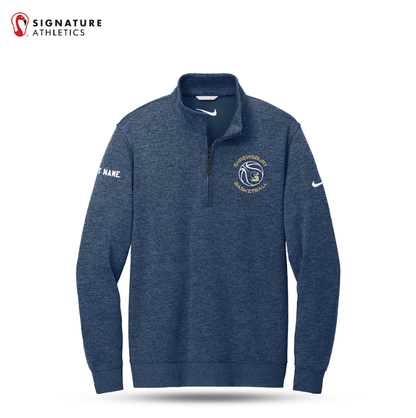 Shrewsbury Basketball Men's Nike Dri FIT Corporate Q Zip Name Signature Lacrosse