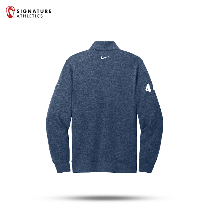 Shrewsbury Basketball Men's Nike Dri FIT Corporate Q Zip Number Signature Lacrosse