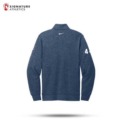 Shrewsbury Basketball Men's Nike Dri FIT Corporate Q Zip Number Signature Lacrosse